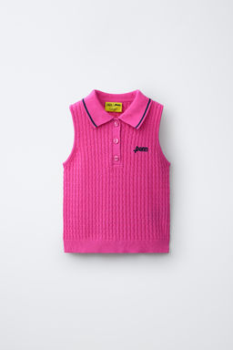 TOP POLO OCHOS PENN  / Rosa fl?or