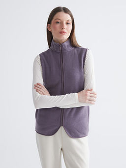 Dik Yaka Kad?n Polar Yelek