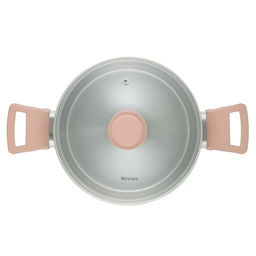 51868 WERNER Набор посуды ELETTO 6 предметов (ковш 1,7л, кастрюли 2,4л/3,6л, крышки), нерж.сталь