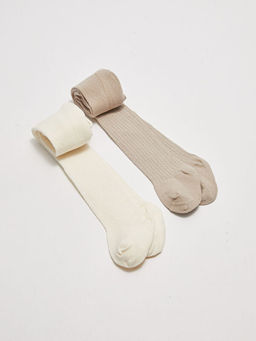 Basic K?z Bebek K?lotlu ?orap 2li