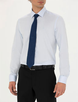 A__k Mavi Slim Fit Uzun Kollu G_mlek - Pierre cardin фото 6