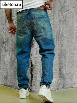 Джинсы бананы мужские, Артикул: 134036 - Liketon фото 2