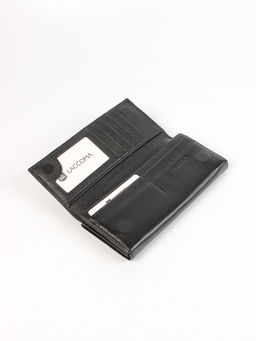 LACCOMA кошелек LA-1075-черный натуральная кожа фото 4