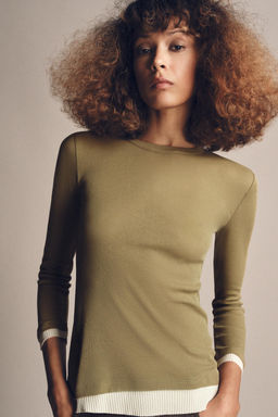 DOUBLE SUPIMA® COTTON T-SHIRT - Zara фото 2