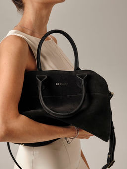 Сумка замшевая Deboro 31092 черный