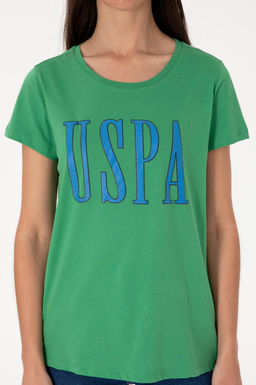 Kad_n A__k Ye_il Bisiklet Yaka Ti__rt Sepette S_rpriz _ndirim - U.s. polo assn фото 6