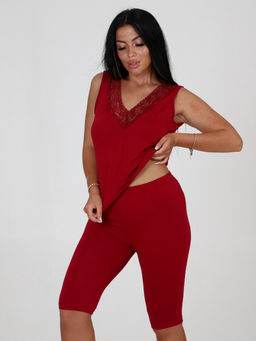 411 ПИЖАМА БРИДЖИ (Бордо) - А-дина фото 9