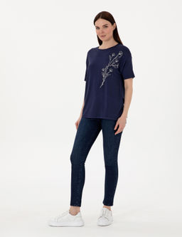 Lacivert Comfort Fit Ti__rt - Pierre cardin фото 4