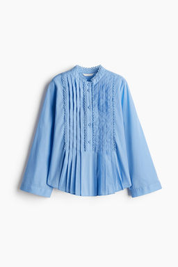 Blusa de algodon con jaretas - H&m фото 5