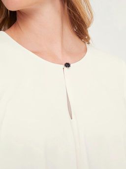 Блузка, экрю - Ashley brooke фото 5