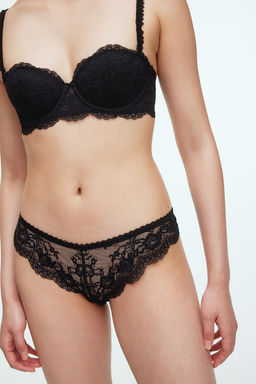 Sujetador balconette acolchado de encaje - H&m фото 3