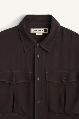 BRWN SHRT - Zara фото 5