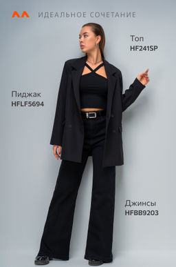 Женские джинсы палаццо с высокой посадкой Happyfox - Happy fox фото 16