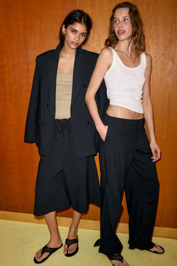 PANTAL?N RECTO TRABILLAS / Marino oscuro - Zara фото 4