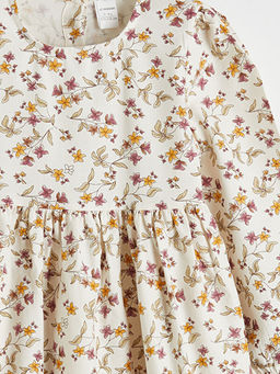 ?i?ekli K?z ?ocuk Elbise