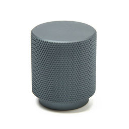 Ручка-кнопка мебельная CAPPIO PK330, d=30 мм, графит, 8 шт. TMP .