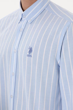 Erkek Mavi Uzun Kollu G_mlek Sepette S_rpriz _ndirim - U.s. polo assn фото 7