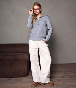 Джемпер #КТ8042 (2), серый - Dommod фото 4