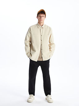 Standart Kal?p Erkek Jean Ceket