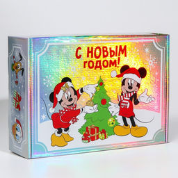 Подарочная коробка «Новый год» 31×22×9.5 см, Микки Маус