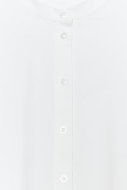 CAMISA MANGA CORTA ZW COLLECTION / Blanco - Zara фото 6