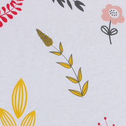 Простыня на резинке 2-спальная Этель Flower garden, 160200+25 см, бязь  фото 2