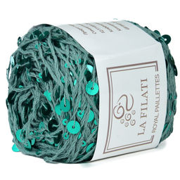 Royal Paillettes пряжа LA FILATI 55%%хлопок 45%пайетки 5х50г/120м
