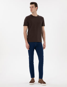 Kahverengi Slim Fit Merserize Basic Ti__rt - Pierre cardin фото 11