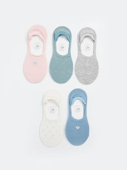 Desenli Kad?n Babet ?orap 5li Paket