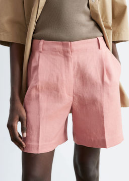 Pantalones cortos tipo sastre de lino - H&m фото 10