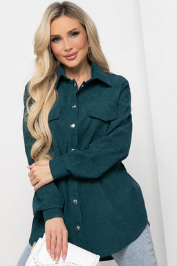 Рубашка Дыхание весны (изумруд) Б8516 - Lt collection фото 7