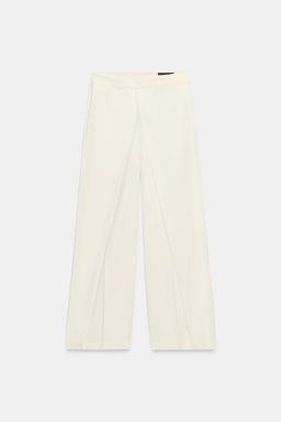 PANTAL?N ANCHO PLIEGUES ZW COLLECTION / Crudo - Zara фото 6
