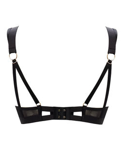 Черный бюстгальтер прозрачными чашками - Deseo фото 3