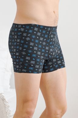 Трусы-боксеры мужские из кулирки тёмно-серые - Амадэль фото 2