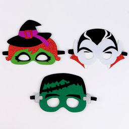 Набор карнавальных масок «Кошмарная вечеринка», 3 шт., фетр