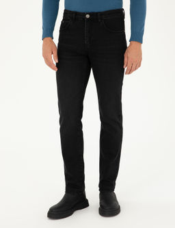 Siyah Straight Fit Jean Pantolon - Pierre cardin фото 2