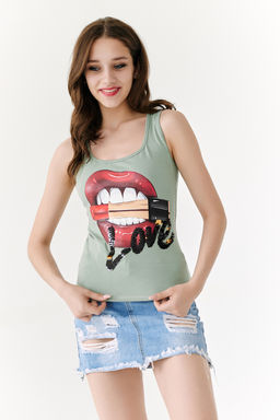 Майка Натали 7214 из хлопка с лайкрой