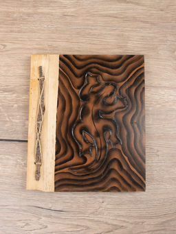 Фотоальбом «Ящерица», 10 листов, 23×27×2 см, коричневый