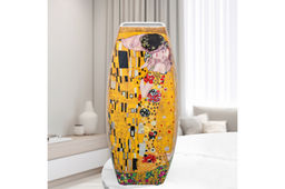 Ваза 2 л 11,5*11,5*25 см "Поцелуй" квадрат, NEW BONE CHINA