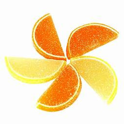 178 Дольки в сахаре с ароматом лимона и апельсина 3,5кг//Биосландия/ (шт)