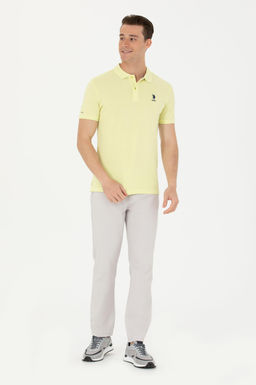 Мужская светло-желтая базовая футболка - U.s. polo assn фото 11