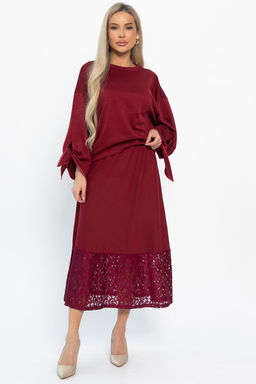 Юбка с кружевом Элегия - Lt collection фото 10