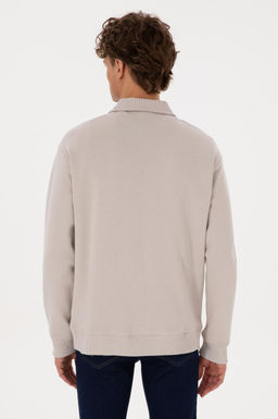 Erkek Regular Fit Yar_m Fermuarl_ Ta_ Basic Sweatshirt - U.s. polo assn фото 5