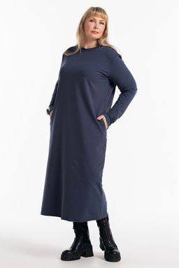 Платье-футер-длинное