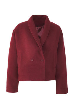 Trendyolmilla Lacivert Regular Yunlu K?sa Ceket Kaban TWOAW25KB00047 фото 7