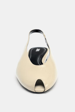 OPEN-TOE SLINGBACK SHOES - Zara фото 17