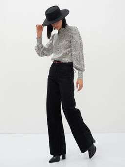 Блузка с принтом - Tantino фото 15