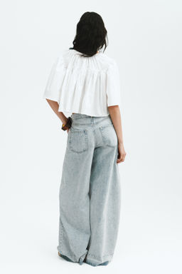 Blusa cropped de algod?n - H&m фото 6