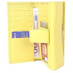 Портмоне женское Premier-В-30 н/к, 3 отд, 12 карм, желтый флотер (321) 193735  фото 3