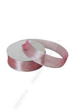 Лента декоративная 3,8 см*40 ярд (с проволокой по краям) 38-50